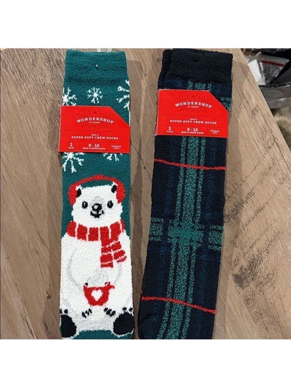 Wondershop Mens Crew Socks Set of 2 NWT